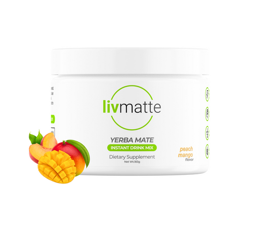 livmatte Yerba Mate Extract - Peach Mango